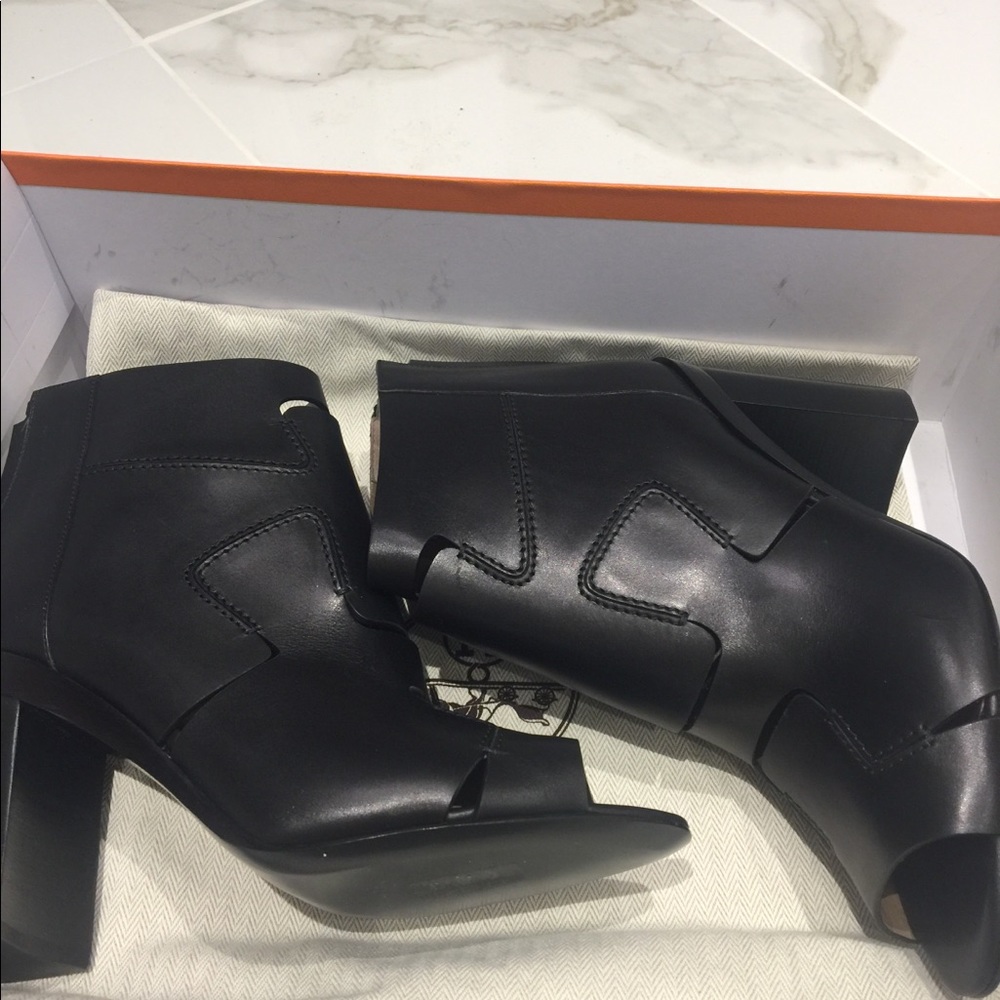 Hermes Booties (Bottine Femme Rock Veau Noir 3)